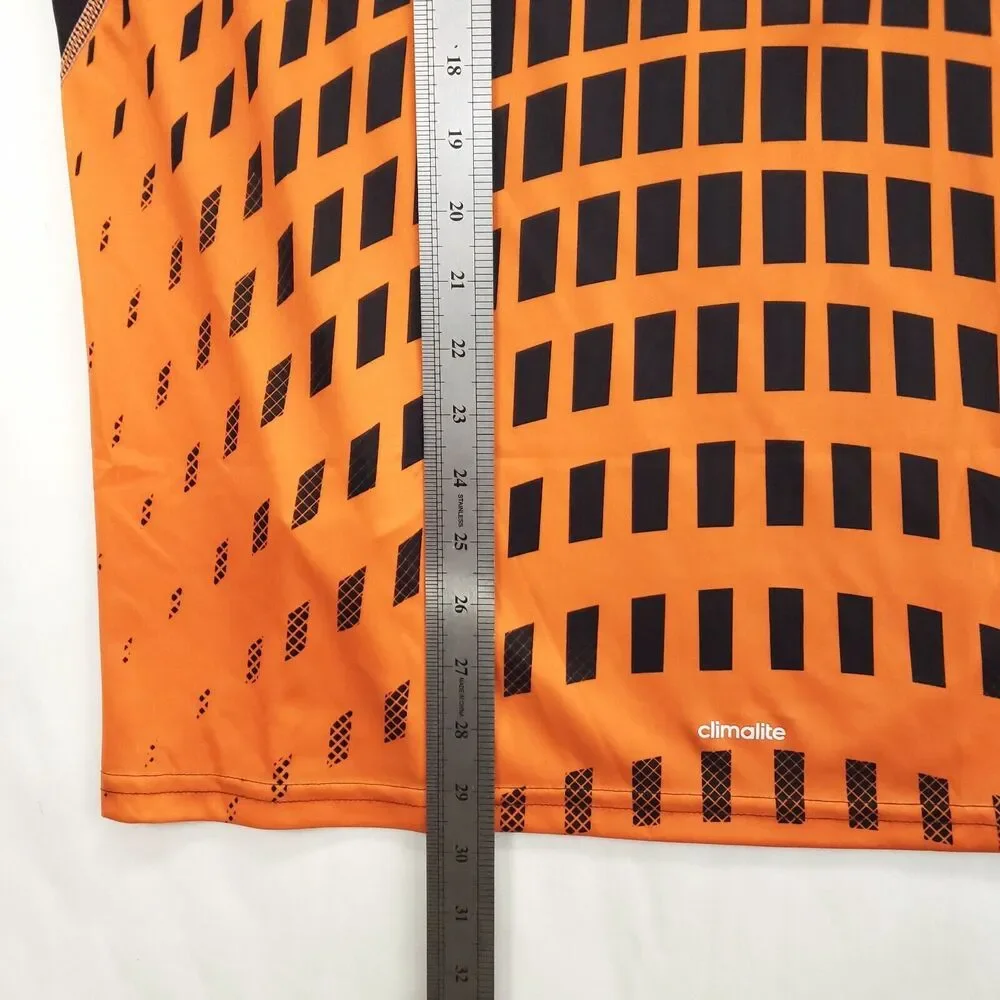 Adidas Tennessee Volunteers Shirt Mens Medium Black Orange Climalite